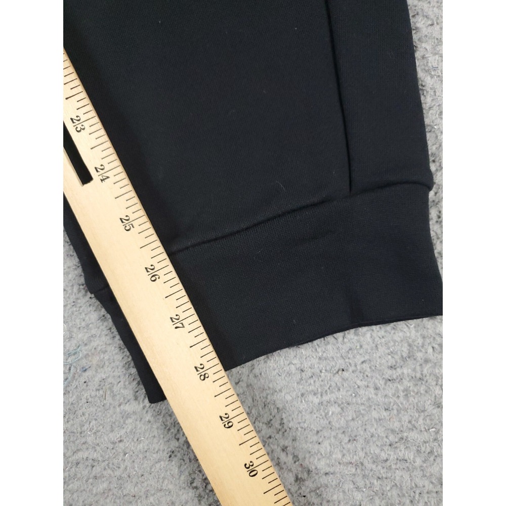 Adidas Mens Climalite Track Pants Black White Stripe Joggers Size Medium - Picture 4 of 7
